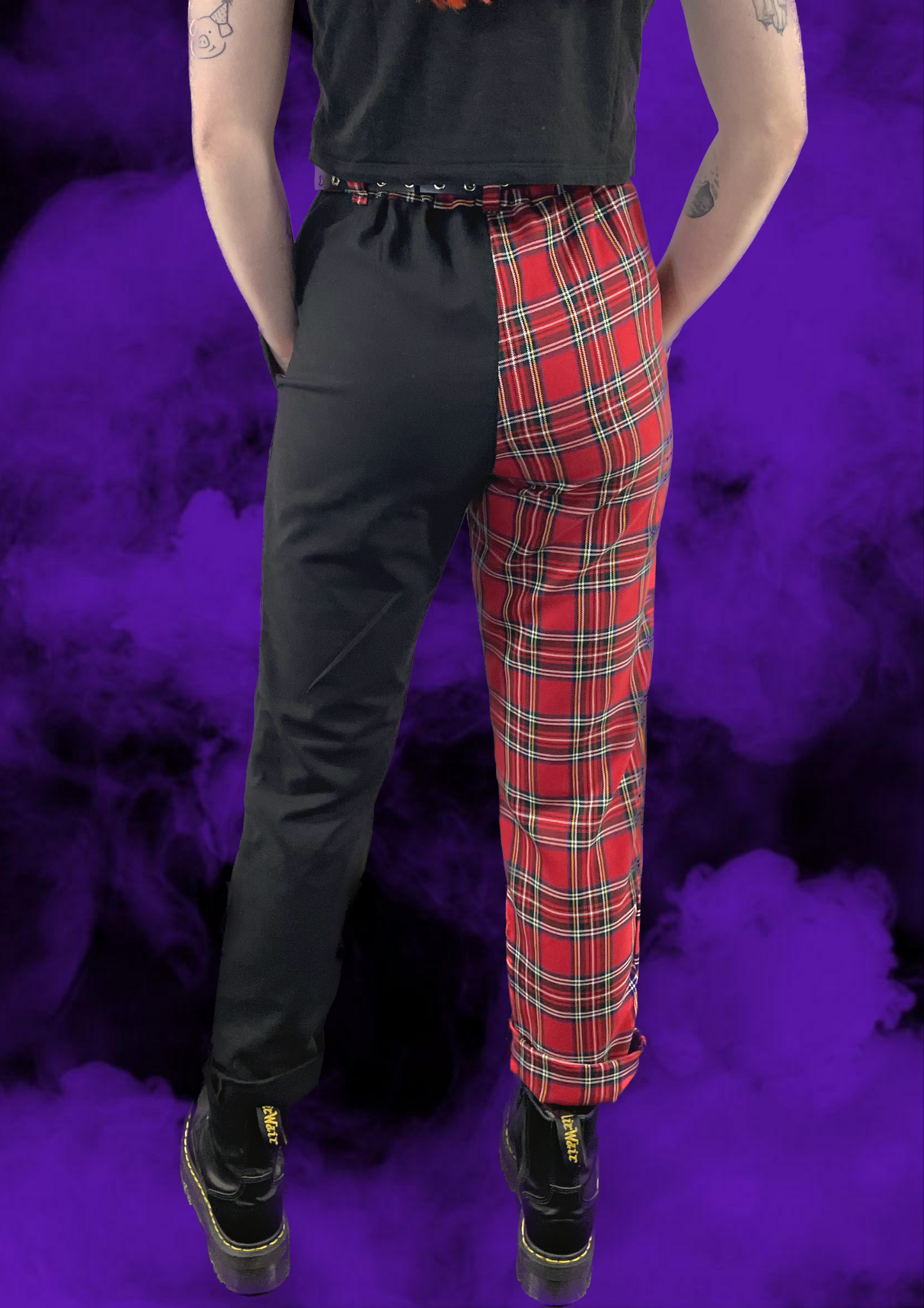 Tartan Split Trousers